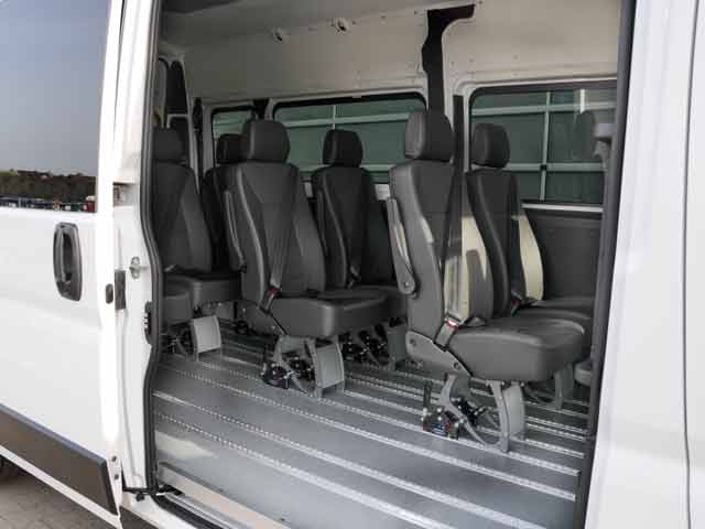 Fiat Ducato 9-Sitzer - Fahrgastraum